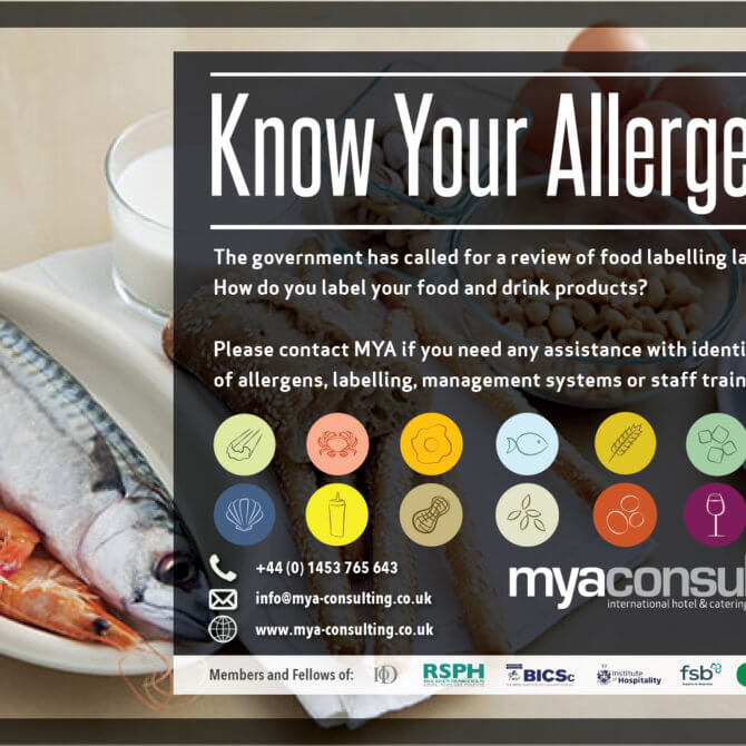 A picture of an allergen infographic